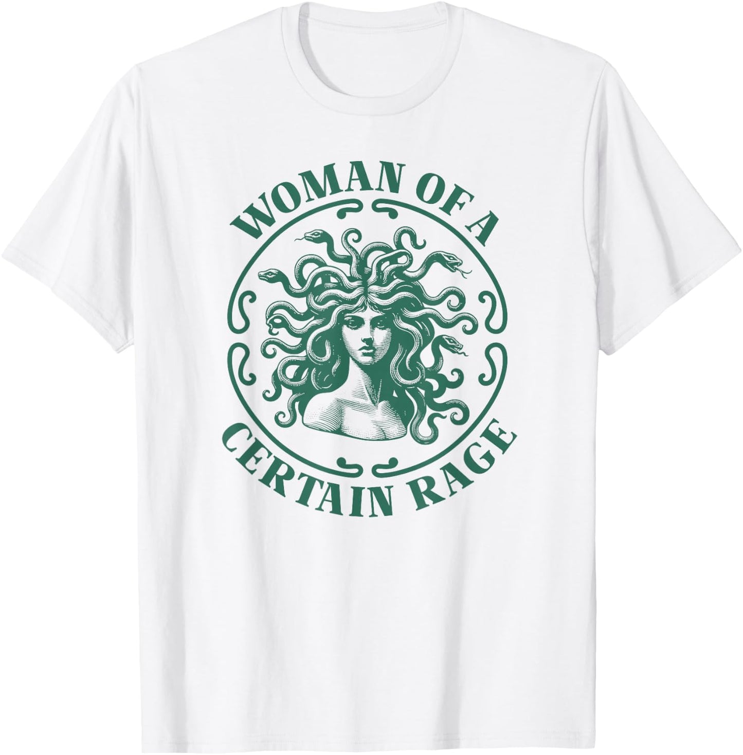 Die Frau Einer gewissen Wut Medusa T-Shirt - T-Shirt | White