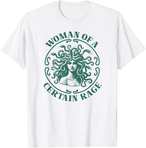 Die Frau Einer gewissen Wut Medusa T-Shirt - T-Shirt | White