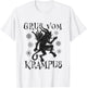 Kramperl Christmas Demon Santa's Helper Gruss Vom Krampus T-Shirt - T-Shirt | White