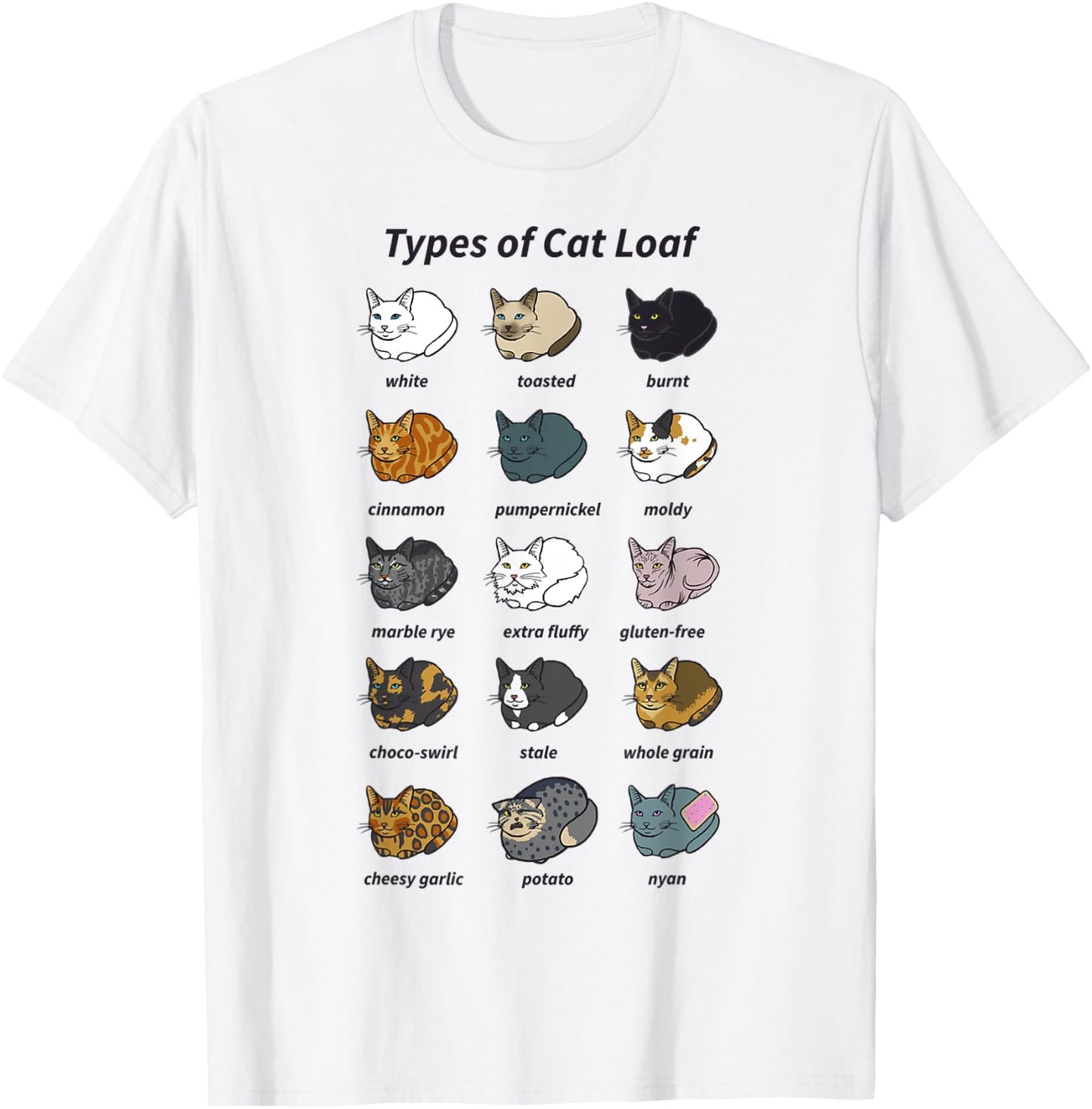 Cat Breads Baby Women Kids T-Shirt - T-Shirt | White