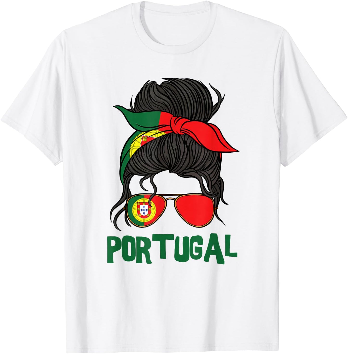 Portugal For Girl Portuguese Flag Portugal , White T-Shirt - T-Shirt | White