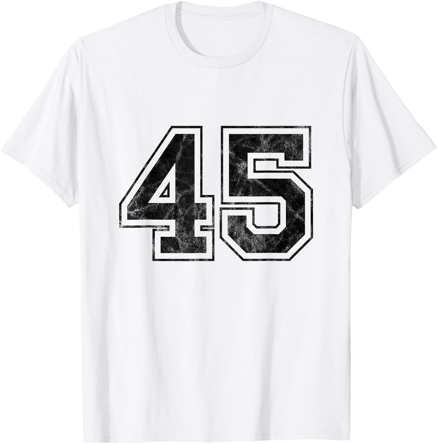 Number 45 T-Shirt - T-Shirt | White