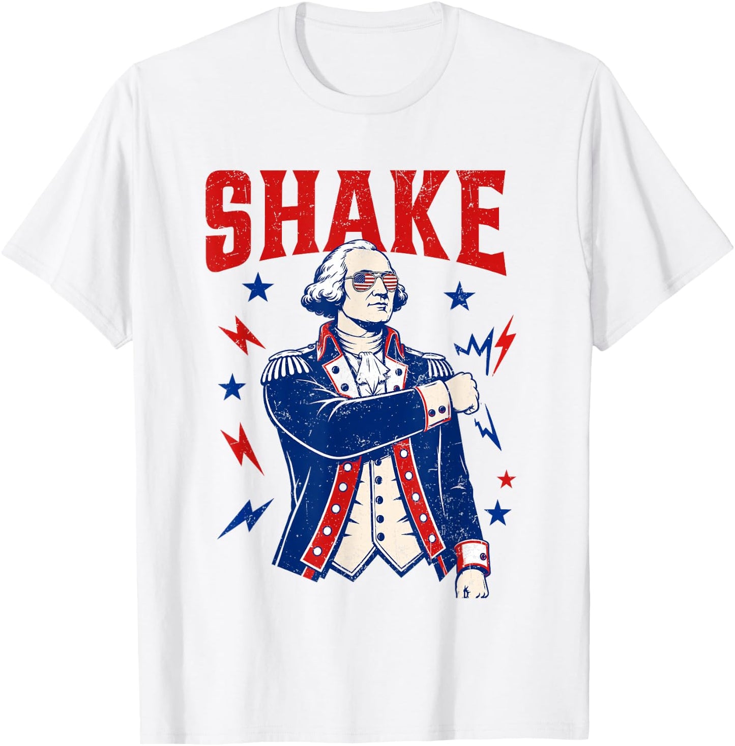 Funny Shake and Bake 4th of July Couple Matching Men Women T-Shirt - T-Shirt | White