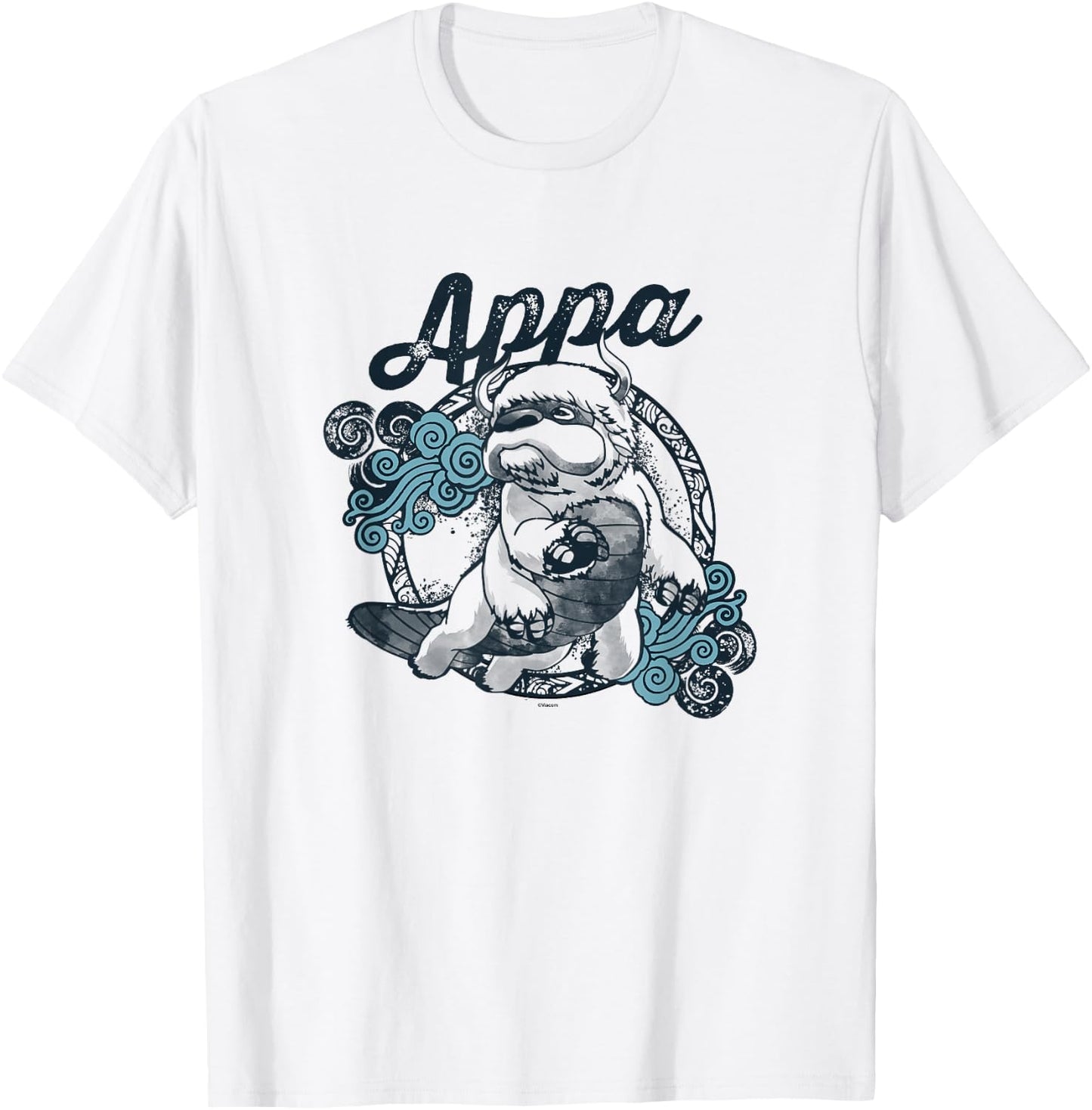 Avatar: The Last Airbender Appa Majestic Sky Bison Vintage T-Shirt - T-Shirt | White