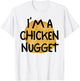 I'm A Chicken Nugget Funny Lazy Easy Halloween Costume T-Shirt - T-Shirt | White