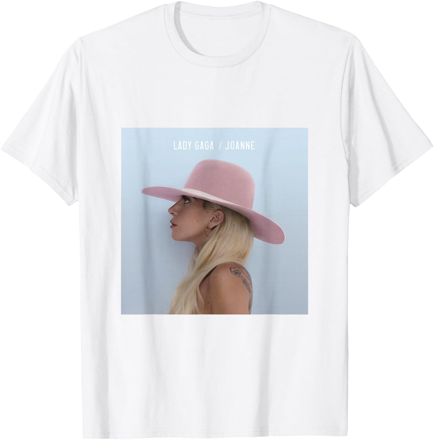 Lady Gaga Joanne Album Cover T-Shirt - T-Shirt | White