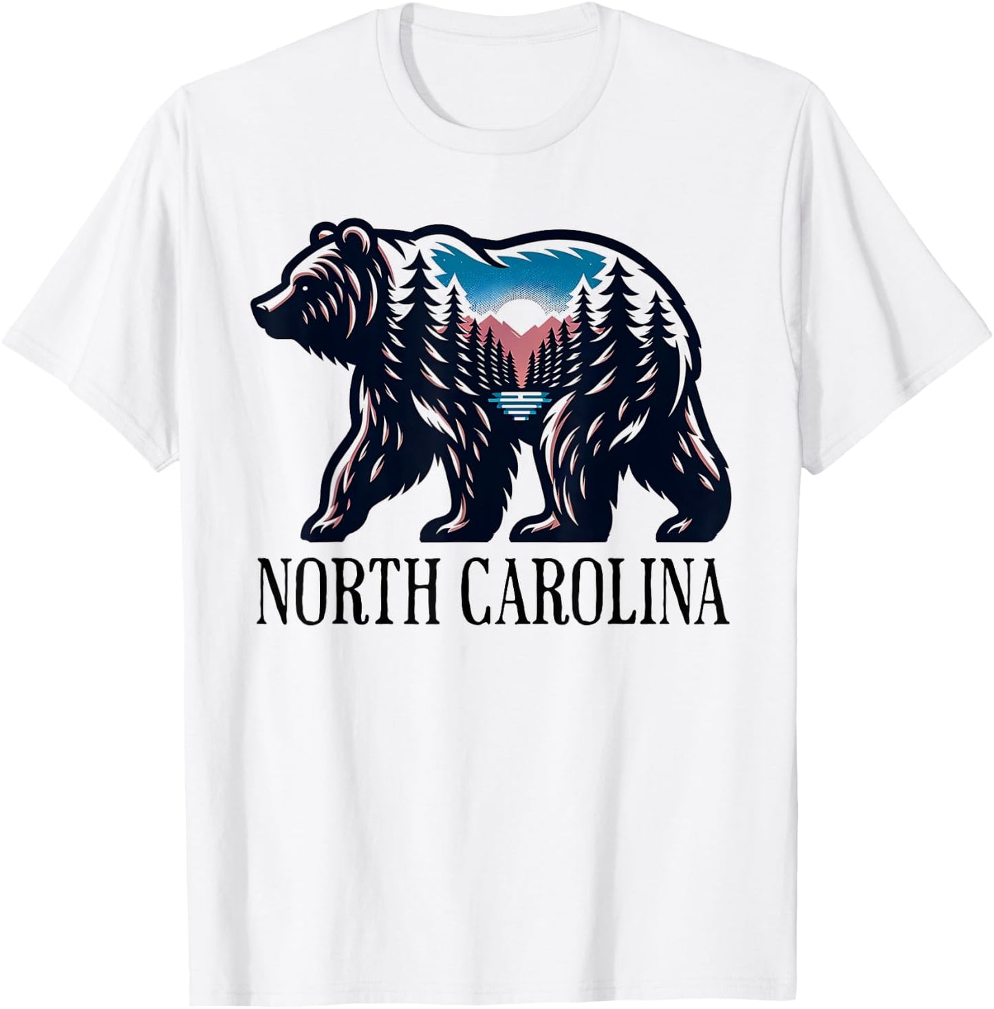 North Carolina T-Shirt - T-Shirt | White