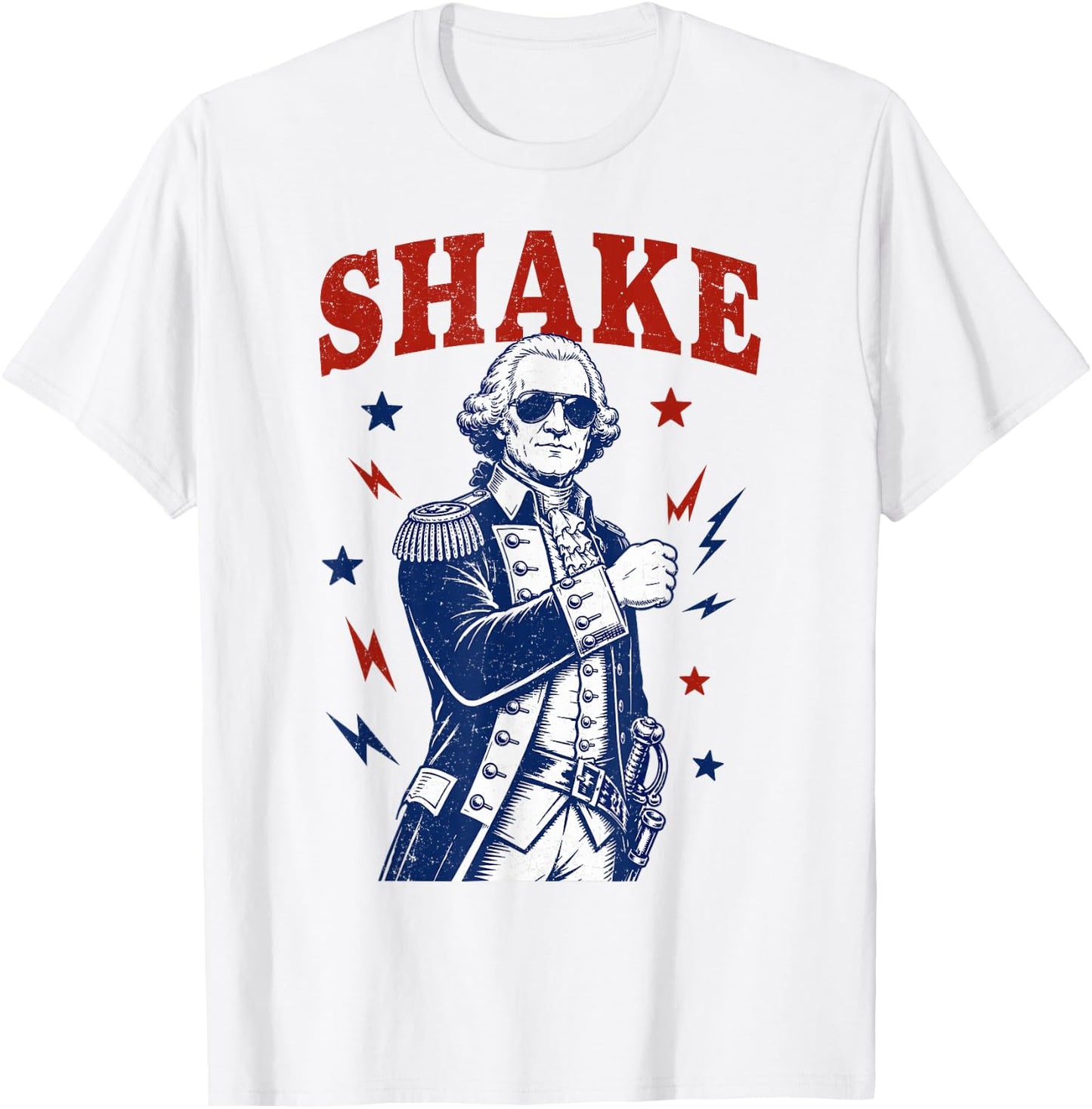 Funny Shake and Bake 4th of July Couple Matching T-Shirt - T-Shirt | White