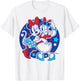 Minnie Mouse And Daisy Duck - Americana Red White And Blue T-Shirt - T-Shirt | White