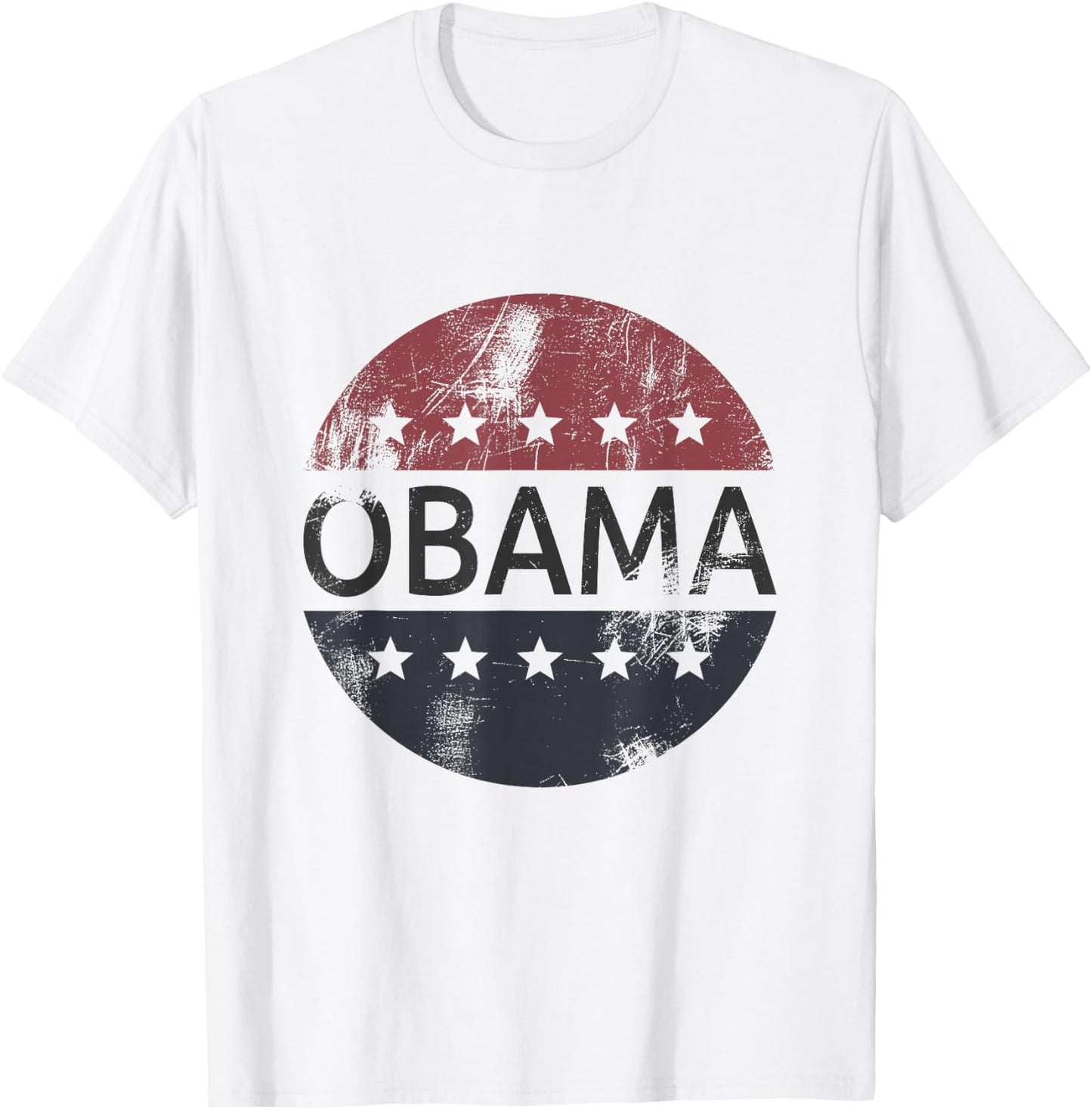 Retro Obama Vintage Vote President Barack Obama T-Shirt - T-Shirt | White