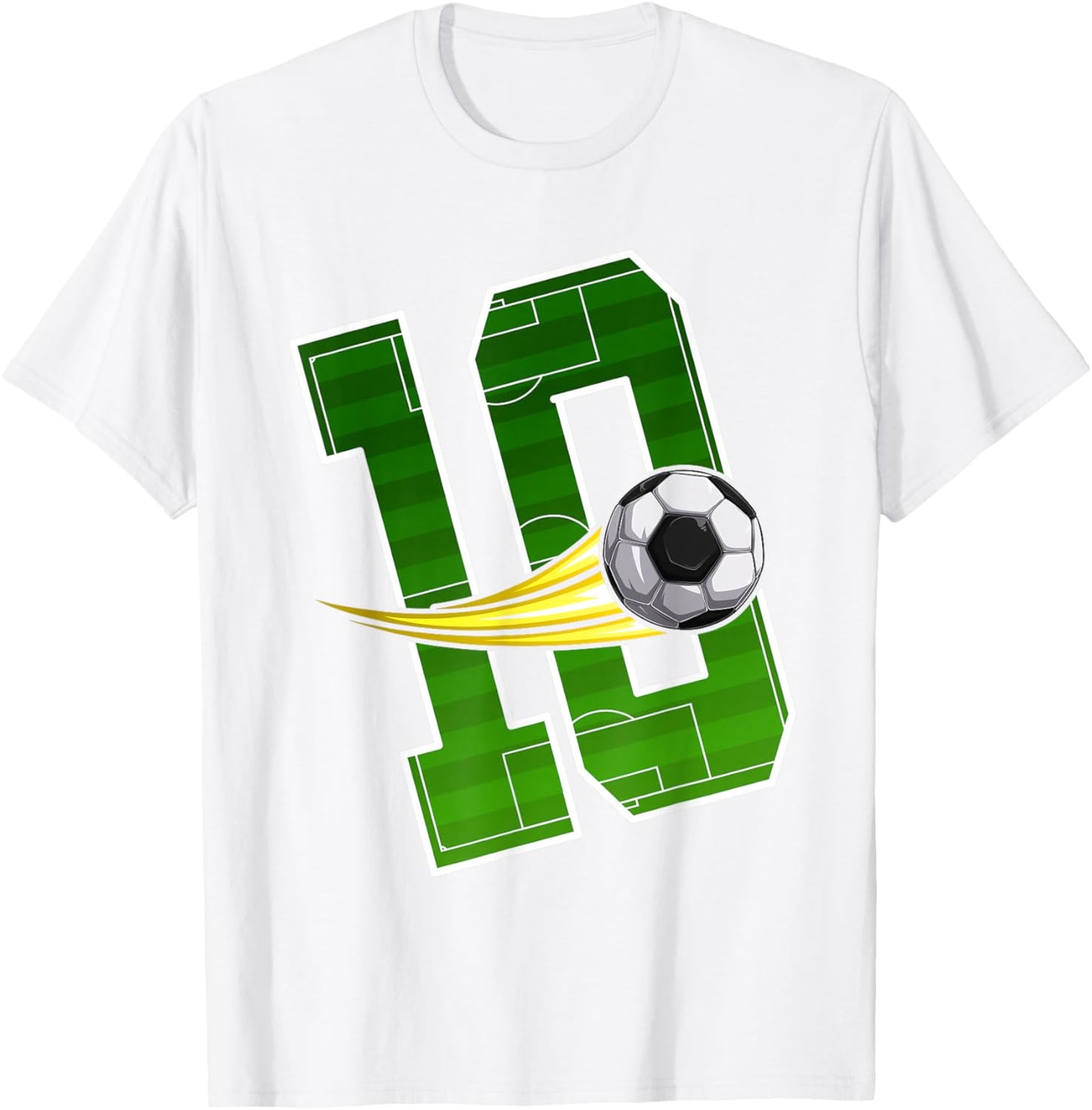 Soccer 10nd Birthday - I'm 10 - Children's Birthday T-Shirt - T-Shirt | White