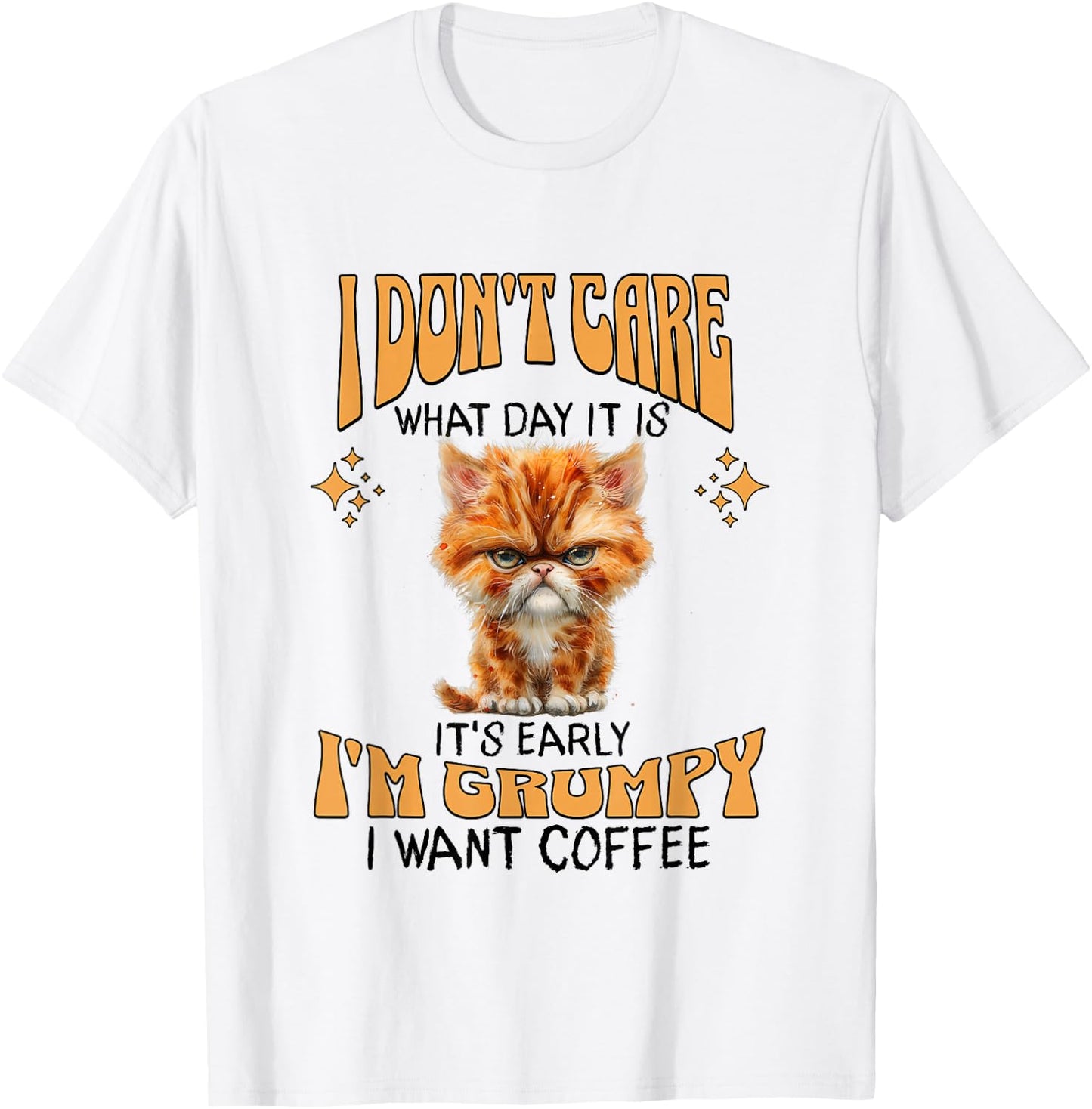 I Want Coffee T-Shirt - T-Shirt | White