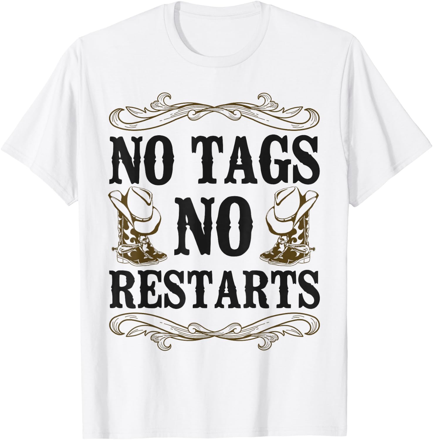 Line Dancing Dance Teacher No Tags No Restarts , White T-Shirt - T-Shirt | White