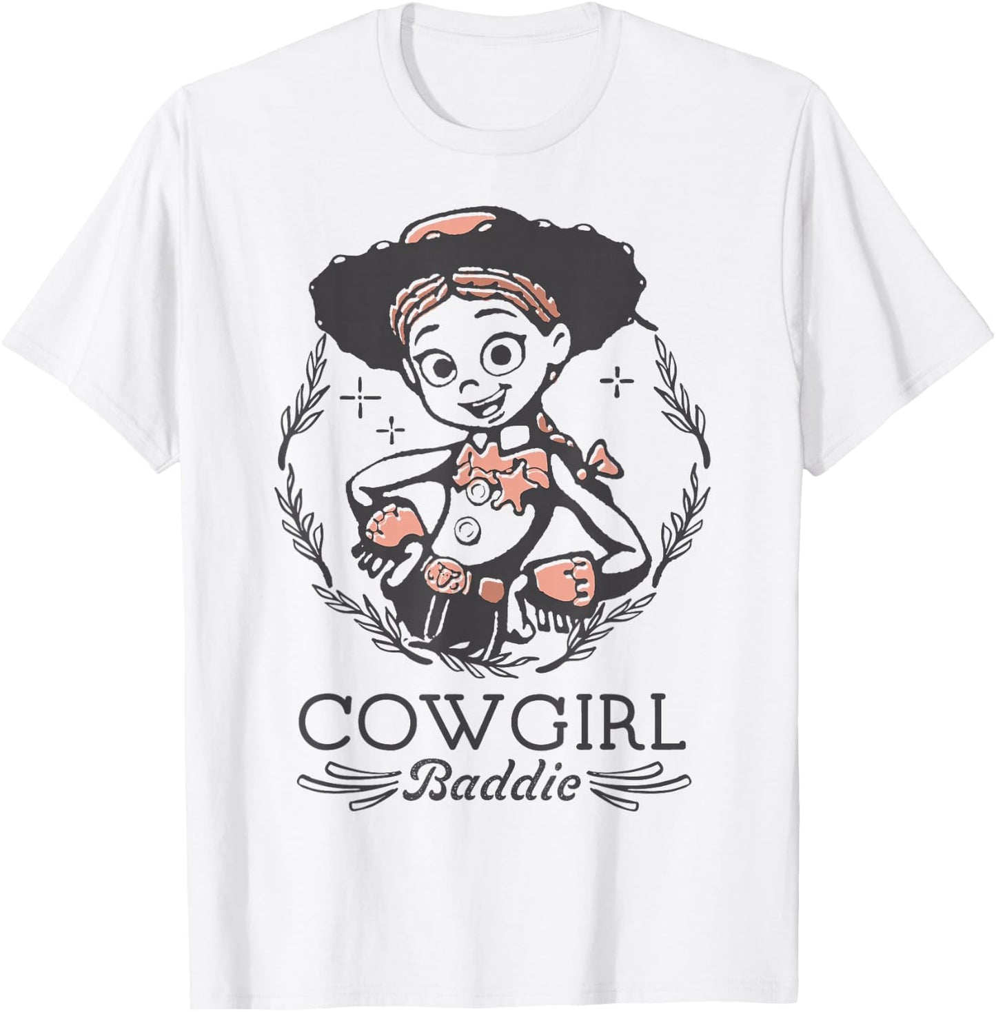 Disney Pixar Toy Story 5 Cowgirl Baddie Jessie Vintage T-Shirt - T-Shirt | White