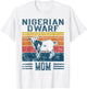 Best Goat Mom Women - Vintage Nigerian Dwarf T-Shirt - T-Shirt | White