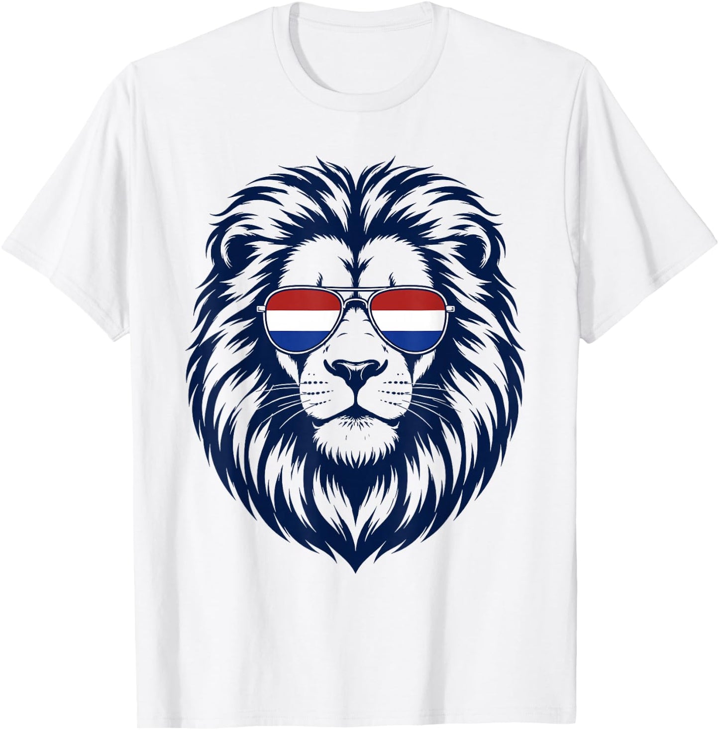 Nederland Netherlands Lion Dutch Holland Vintage Orange T-Shirt - T-Shirt | White