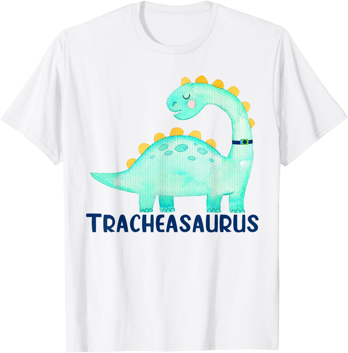 Tracheasaurus Tracheostomy Awareness T-Shirt - T-Shirt | White