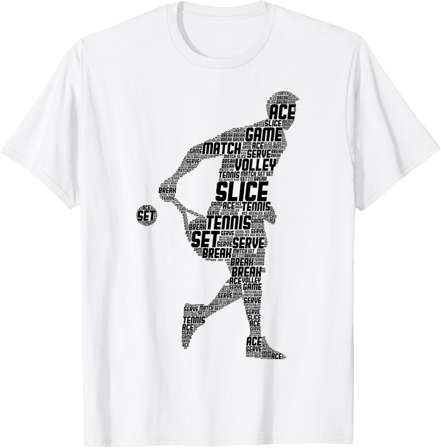 Tennis Boys Youth Men Kids T-Shirt - T-Shirt | White