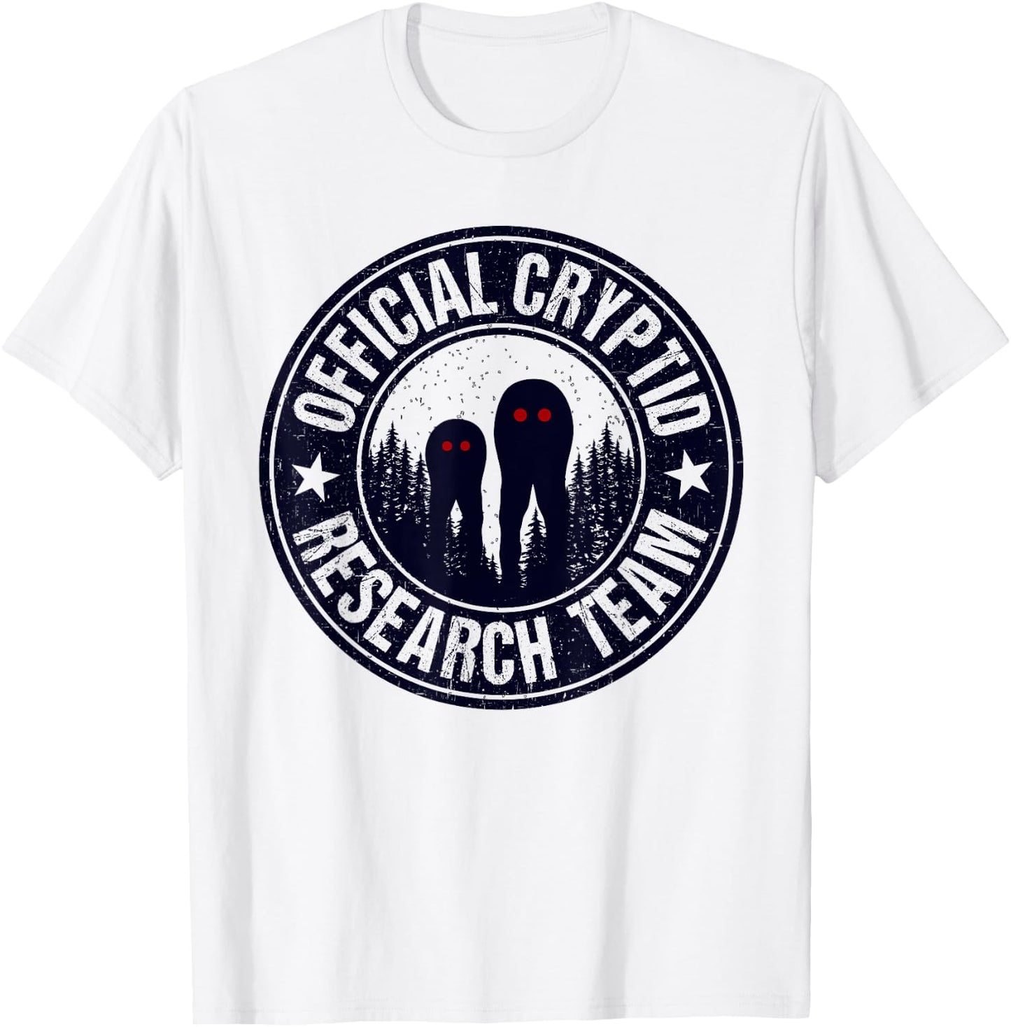 Official Cryptid Research Team Fresno Nightcrawler T-Shirt - T-Shirt | White