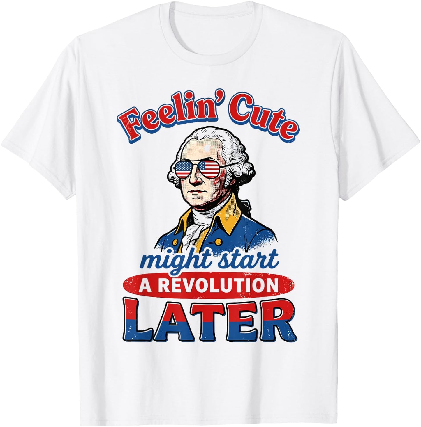 Retro 4th July T-Shirt - T-Shirt | White