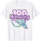 100 Mermazing Days Of School 100th Day Of School Mermaid T-Shirt - T-Shirt | White