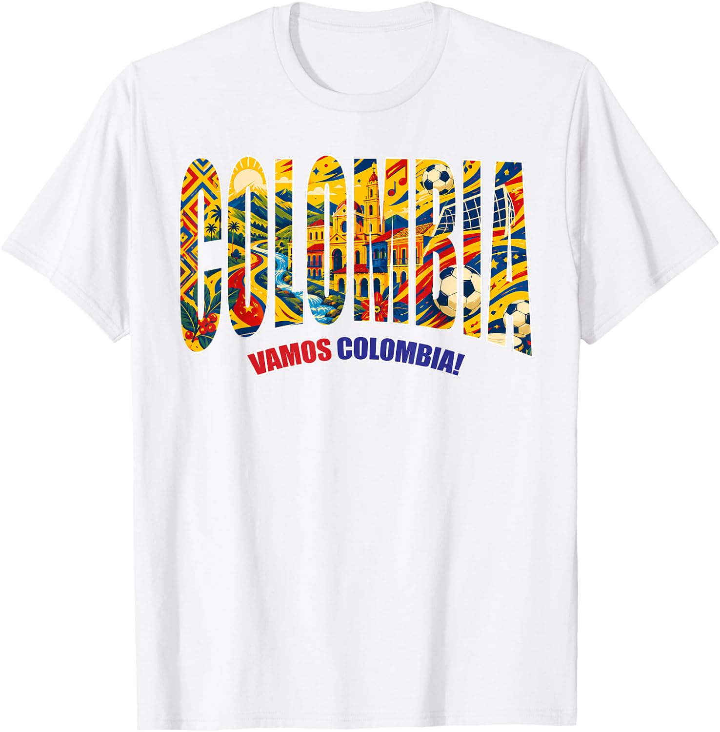 Colombia Country Colombian Flag Women Kids T-Shirt - T-Shirt | White