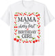 Mama of The Cherry First Birthday Girl Sweet One Cherry T-Shirt - T-Shirt | White