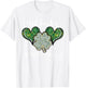 Christian St Patricks Day Shamrock Not Lucky Simply Blessed T-Shirt - T-Shirt | White
