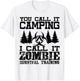 Zombie Survival Training Camping Shirt - Funny Halloween T-Shirt - T-Shirt | White