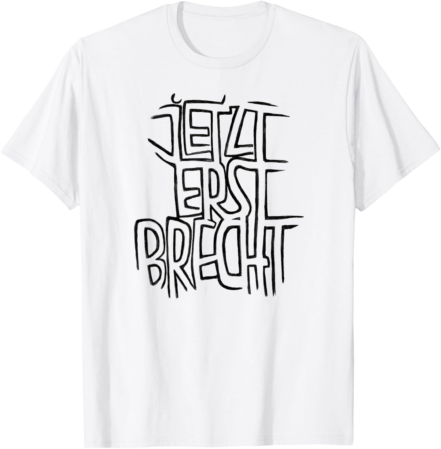 Bertolt Brecht Wortspiel, Lustiger Brecht T-Shirt - T-Shirt | White