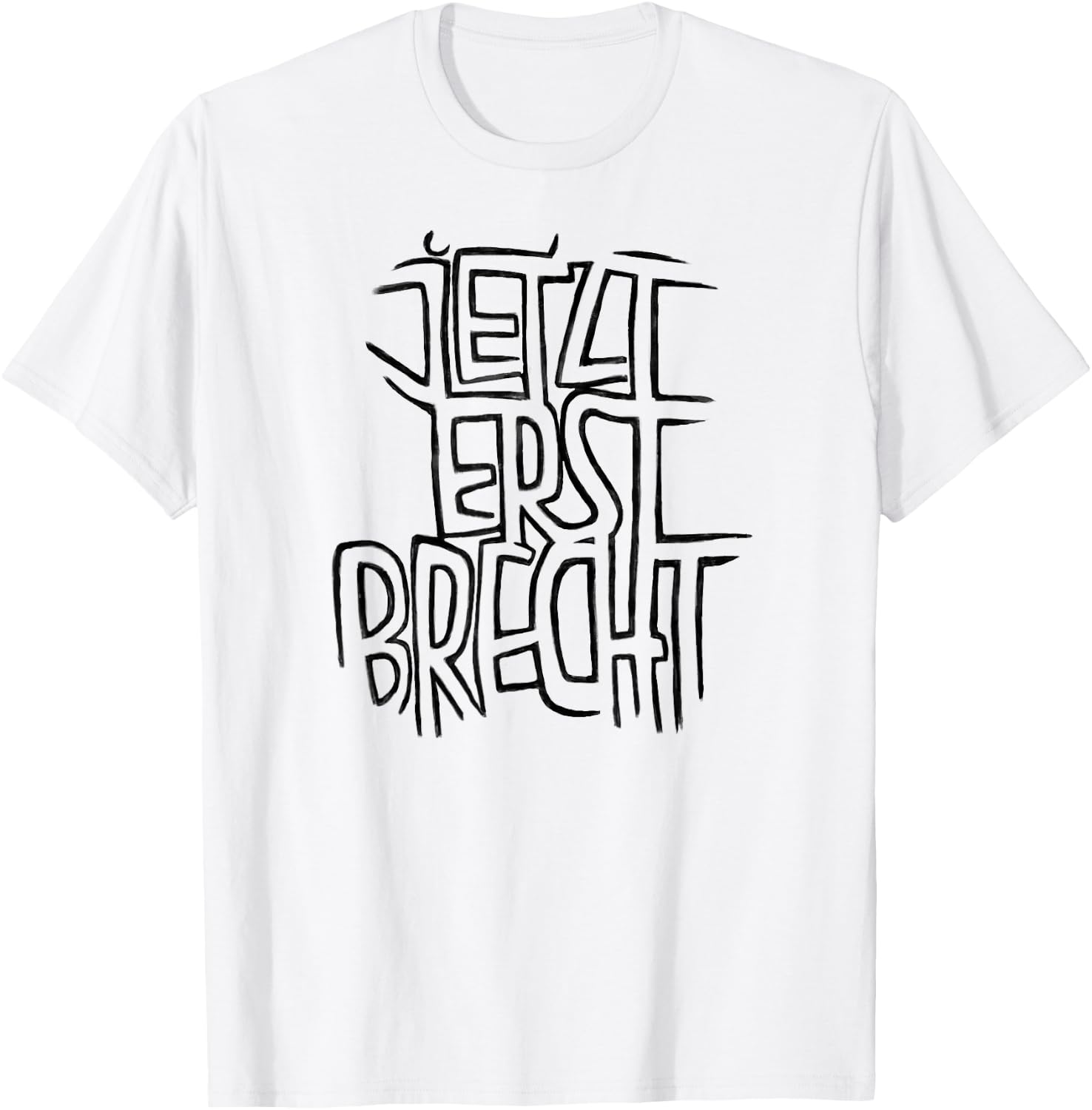 Bertolt Brecht Wortspiel, Lustiger Brecht T-Shirt - T-Shirt | White