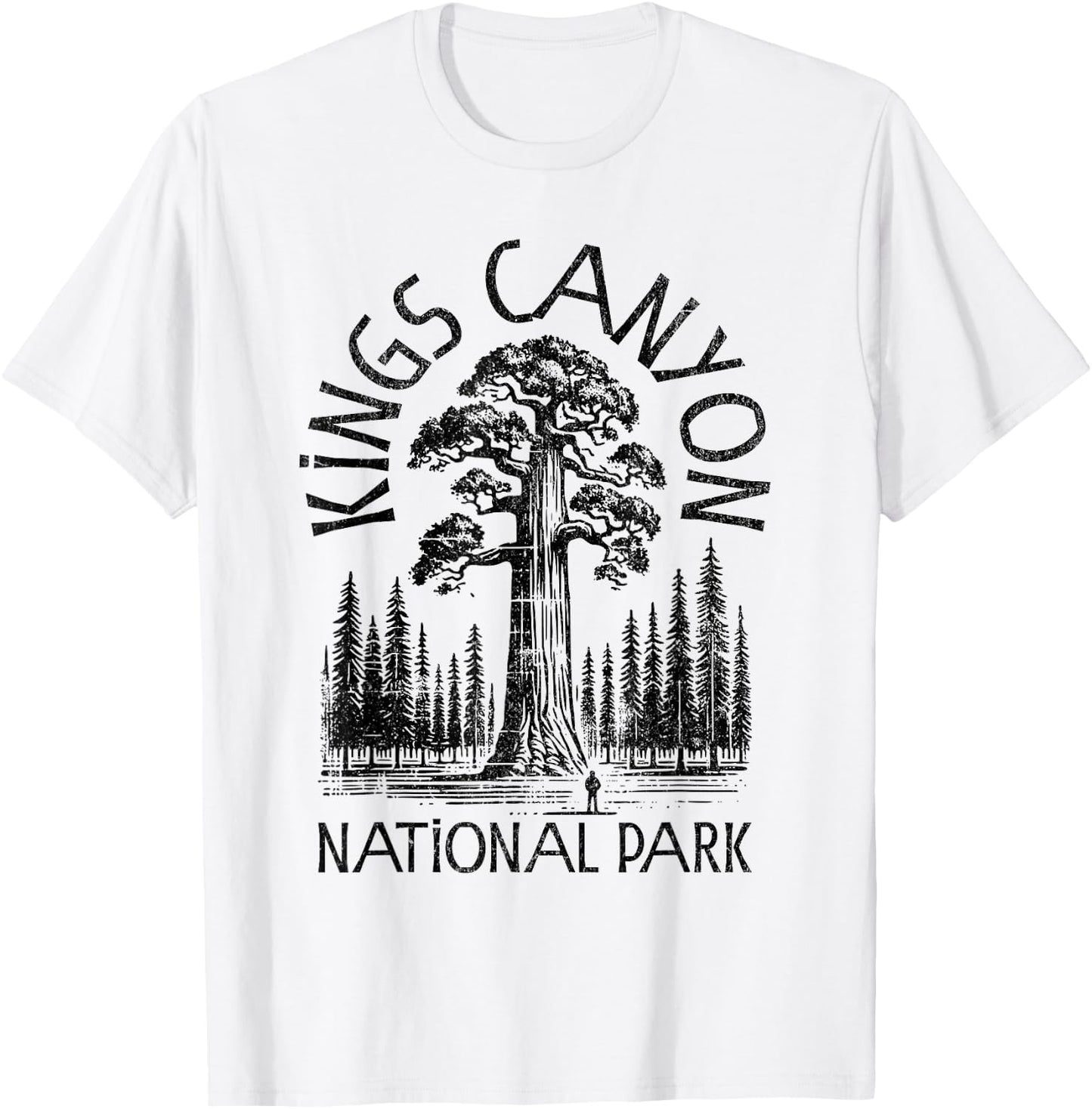 Kings Canyon National Park T-Shirt - T-Shirt | White