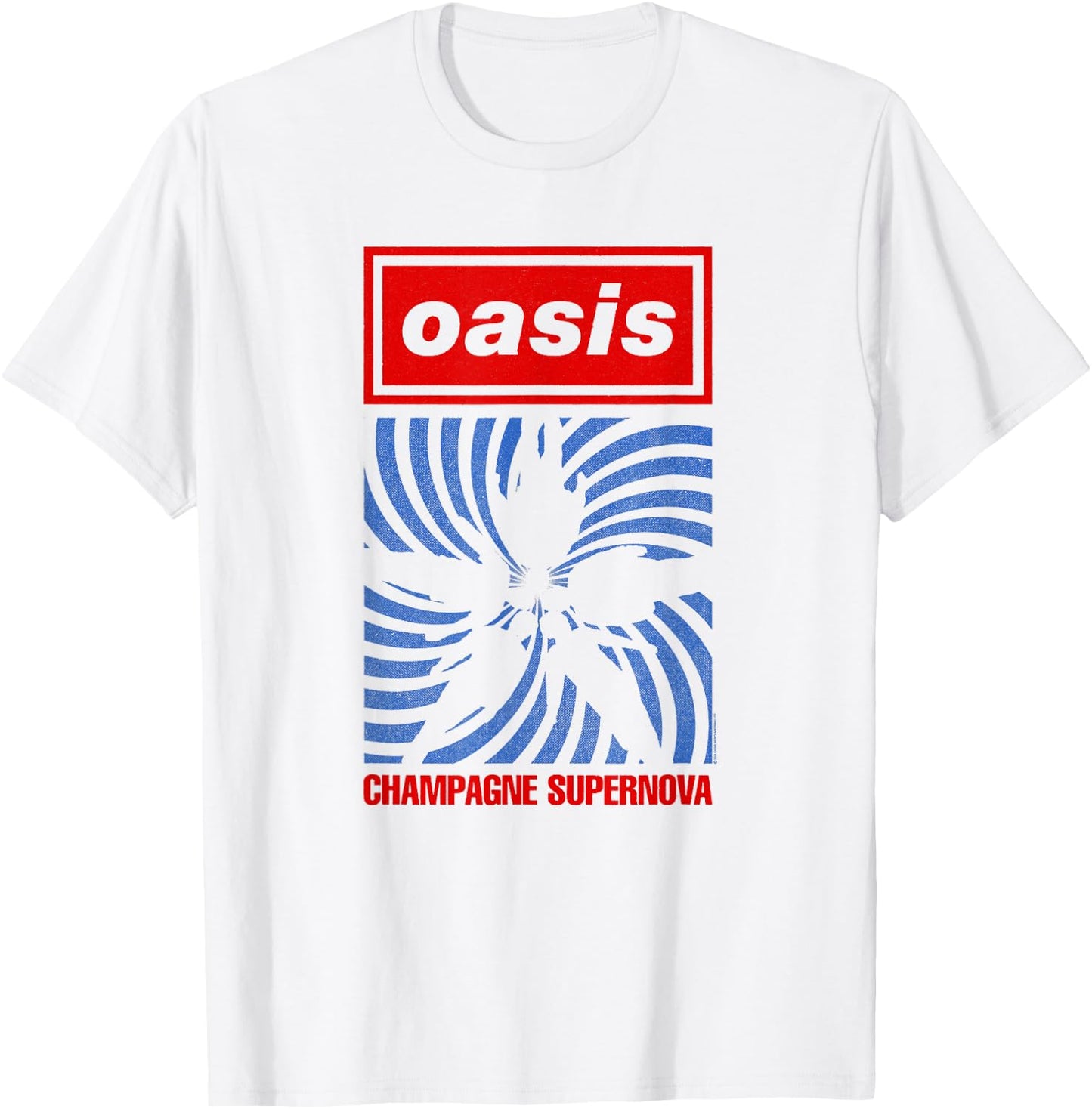 Oasis Band Swirl T-Shirt - T-Shirt | White