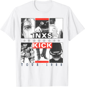 INXS Kick Inner Cover , White T-Shirt - T-Shirt | White