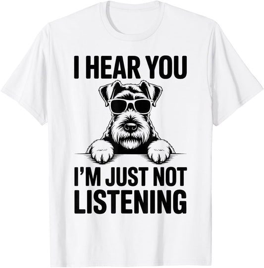 Kerry Blue Terrier Dog Funny Kerry Blue Terrier T-Shirt - T-Shirt | White