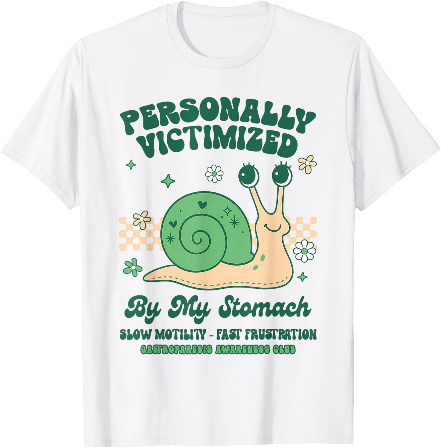 Gastroenterology IBS Personally Victimized By My Stomach T-Shirt - T-Shirt | White