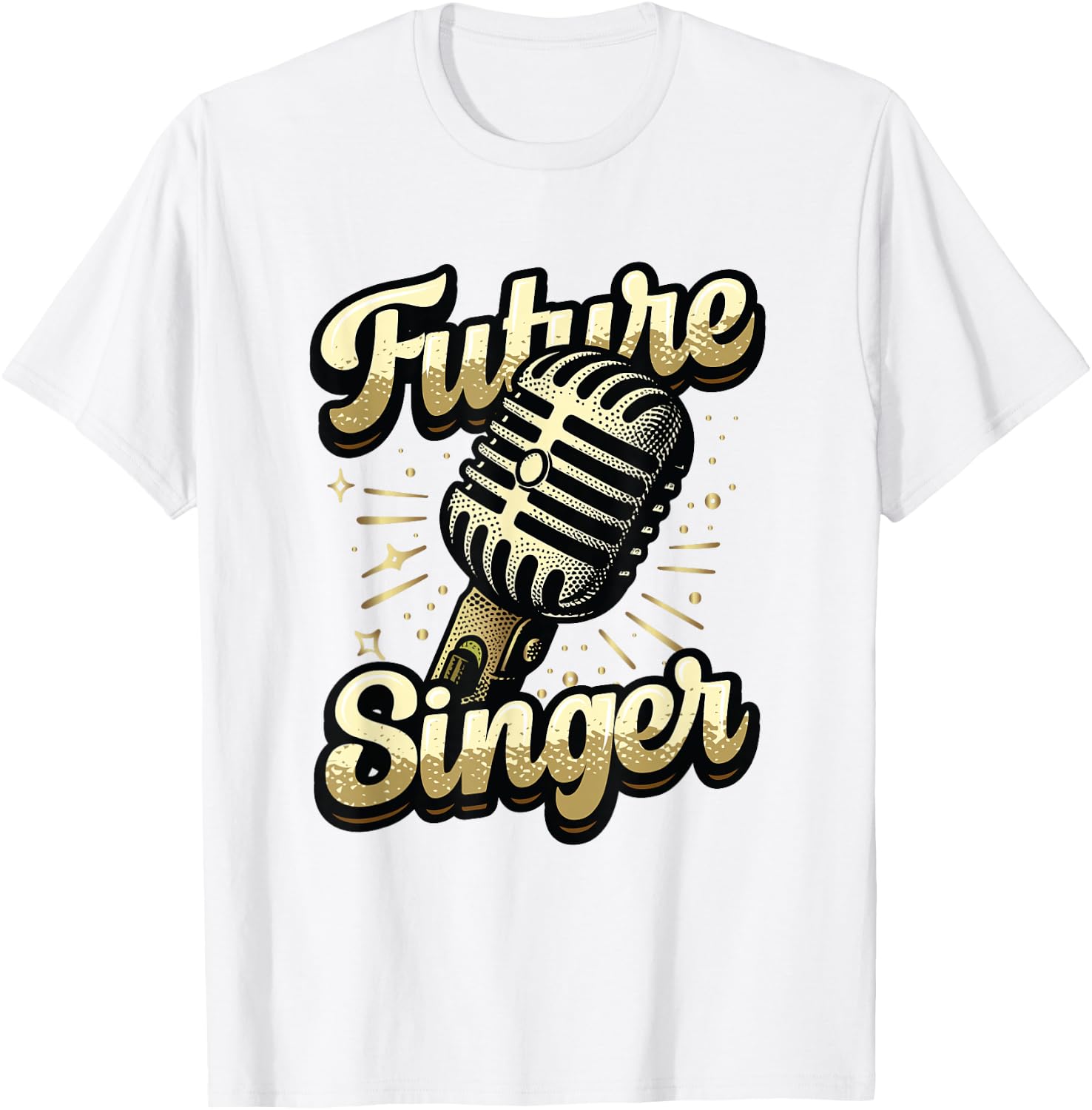 Future Singer Kids Choir Band Singing T-Shirt - T-Shirt | White