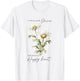 Sommerblume Botanische Naturliebhaber Blumenkunst Wildblume T-Shirt - T-Shirt | White