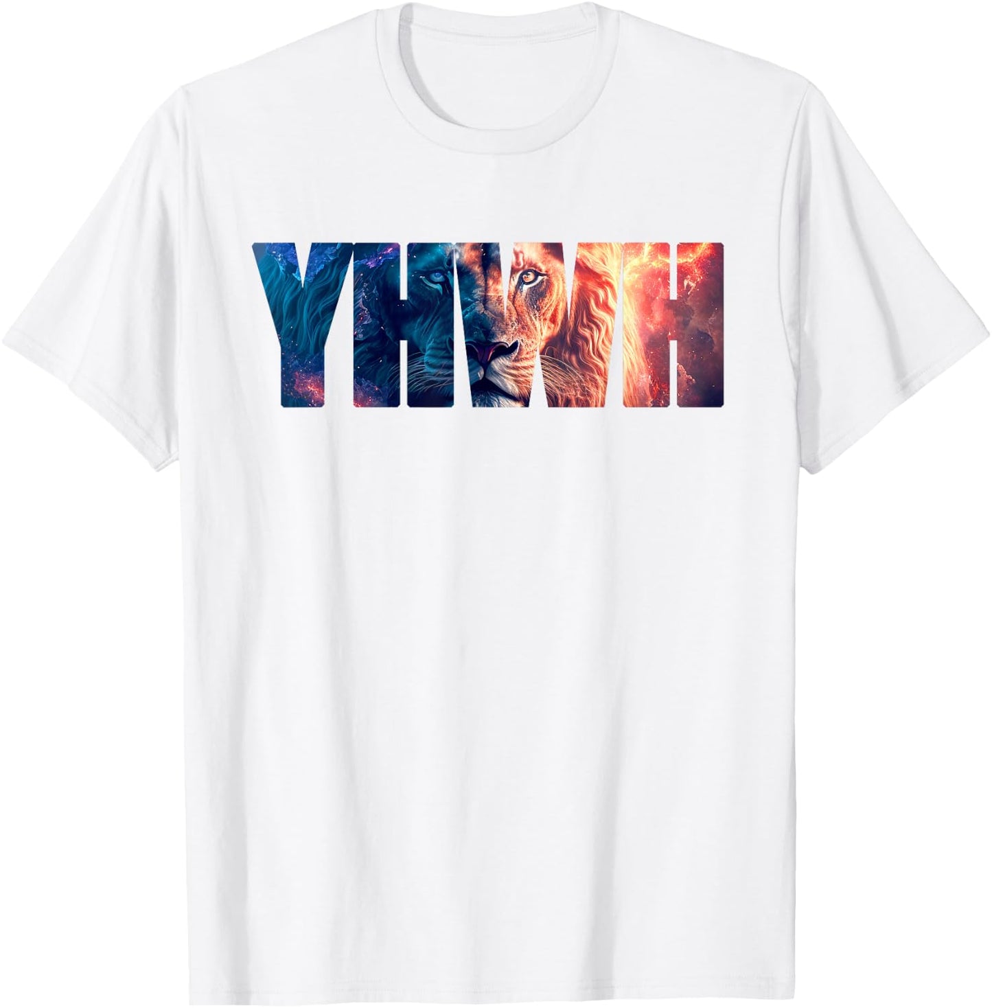 JHWH Löwe von Juda: Tetragrammaton Hebräischer Name Gottes Jahwe T-Shirt - T-Shirt | White