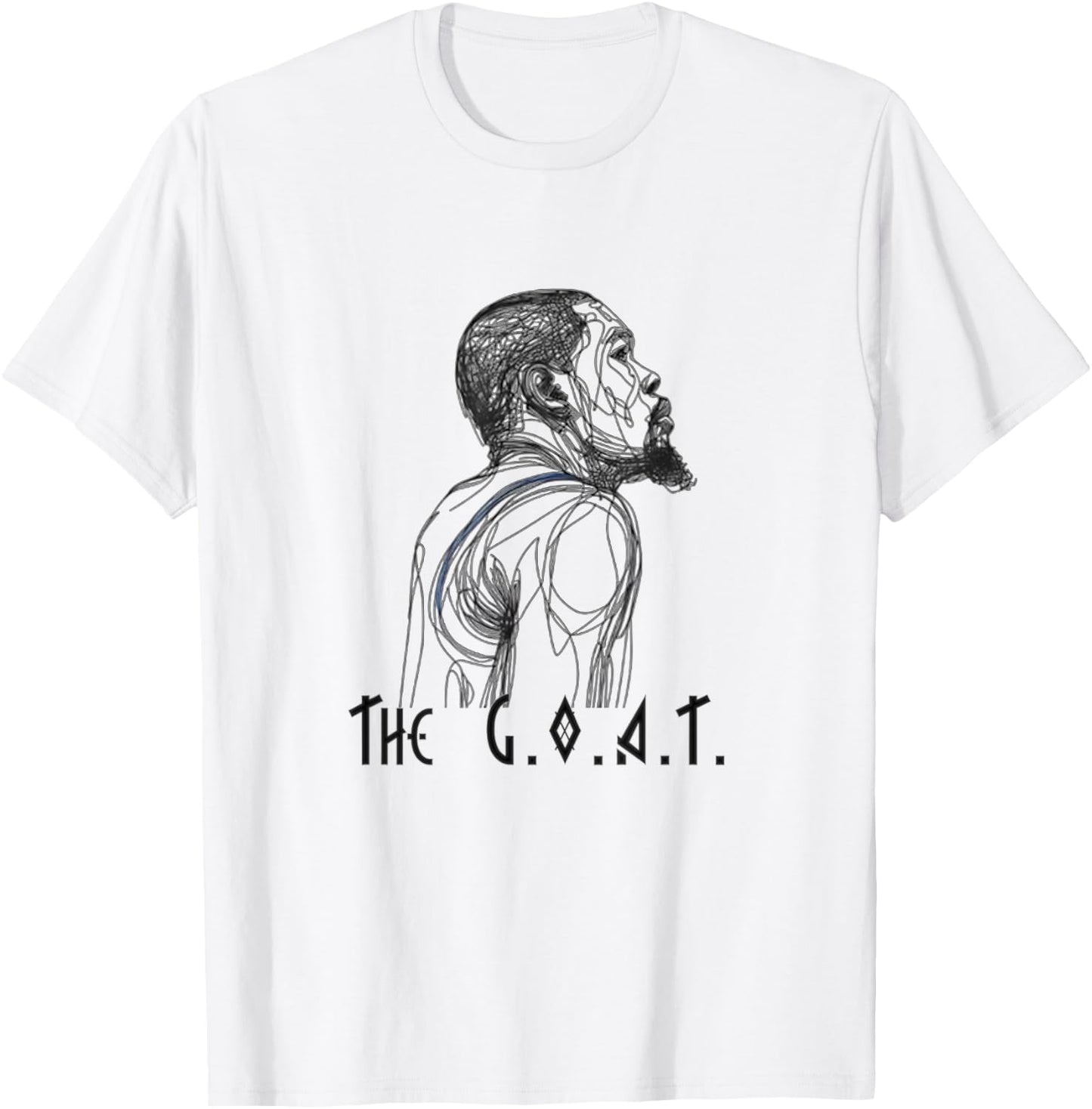 The GOAT (Greatest Of All Time) Basketball Player KD Sniper T-Shirt - T-Shirt | White