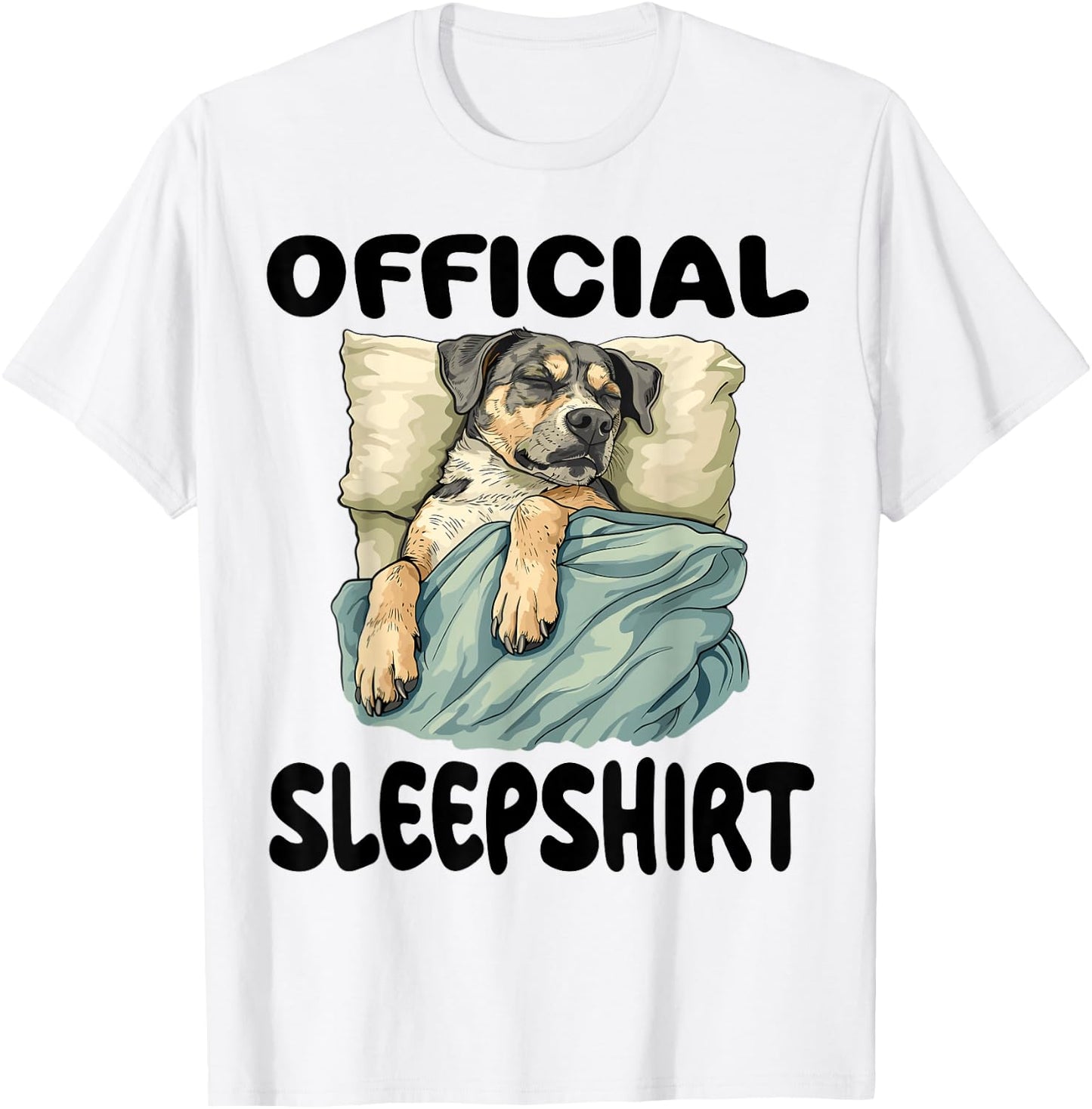Louisiana Catahoula Leopard Dog Official Sleepshirt Pajamas T-Shirt - T-Shirt | White