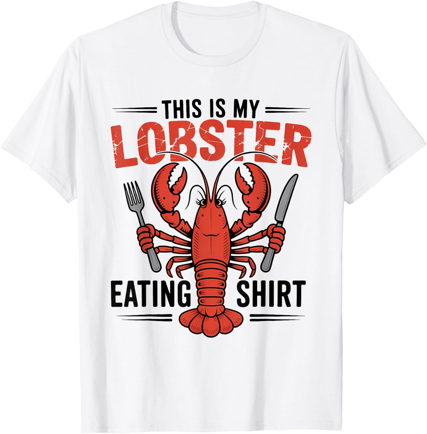 This is My Lobster Eating T-Shirt - T-Shirt | White