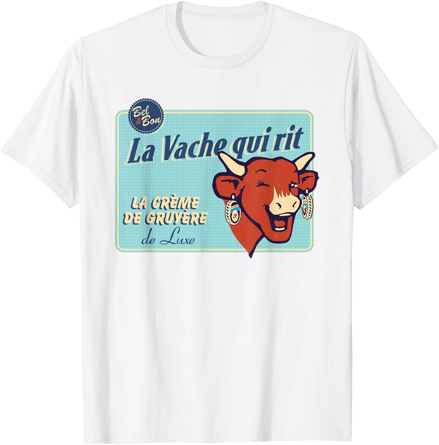 The Laughing Cow Luxury Cream Of Gruyere T-Shirt - T-Shirt | White