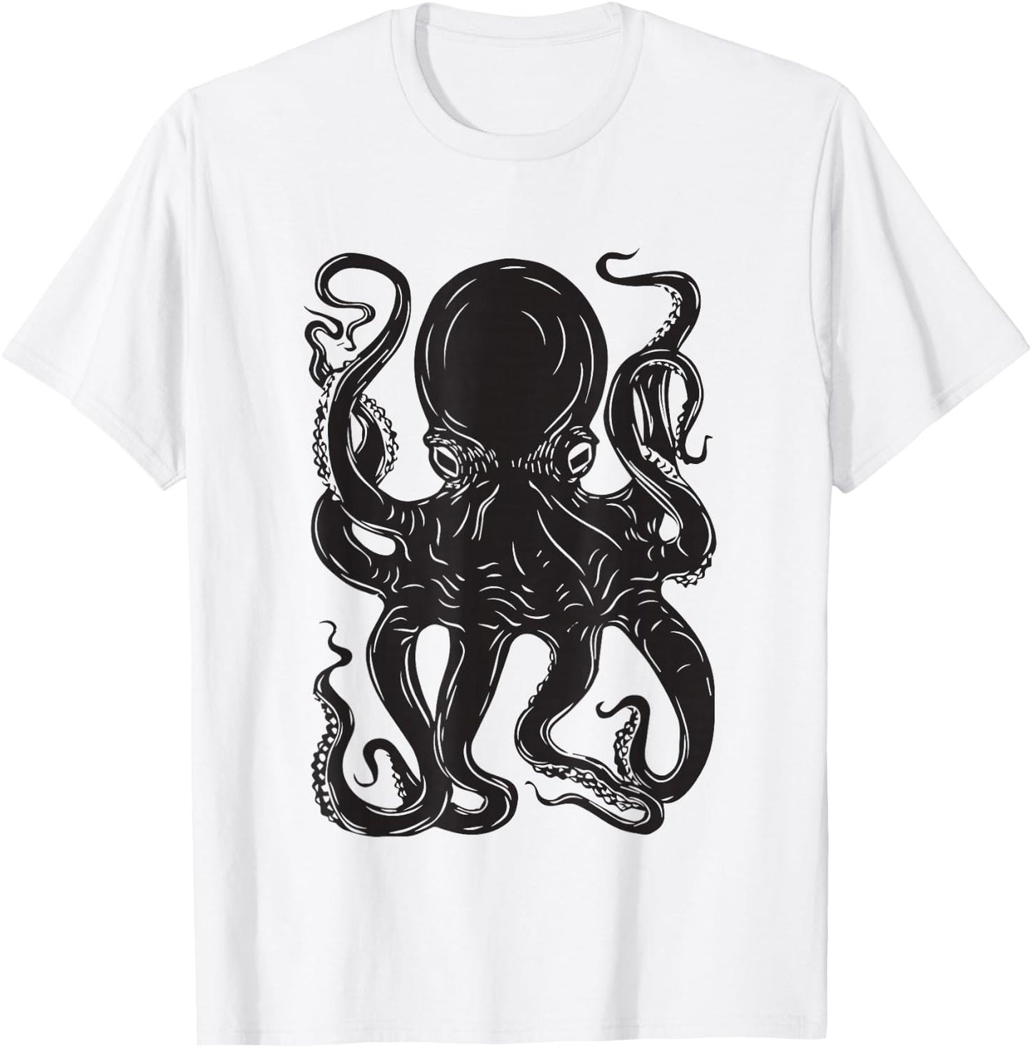 Cool Octopus Stuff Men Women Kraken Kids Octopus T-Shirt - T-Shirt | White