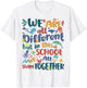 We Are Different But In This School We All Swim Together Kid T-Shirt - T-Shirt | White