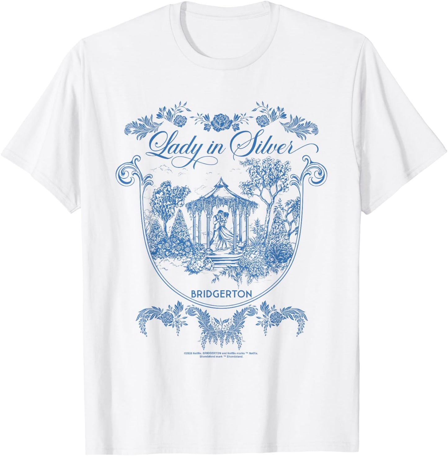 Bridgerton Fairytale Gazebo Offiziell lizenziert T-Shirt - T-Shirt | White