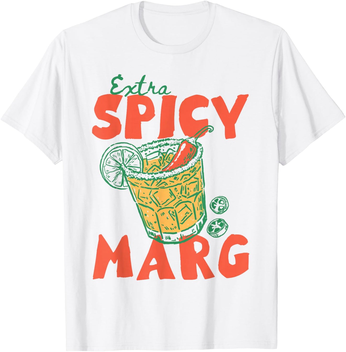 Spicy Margarita T-Shirt - T-Shirt | White