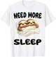 Cute Sloths Need More Sleep Pajamas Nightgown T-Shirt - T-Shirt | White