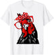 cute Women Girl Chicken With Bandana Headband and Glasses T-Shirt - T-Shirt | White