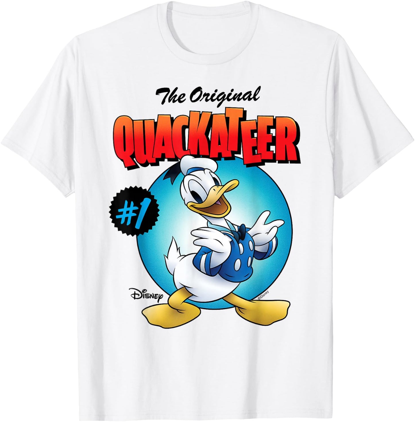 Donald Duck - The Original Quackateer T-Shirt - T-Shirt | White